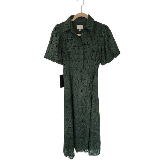 NWT Tuckernuck Green Midi Dress - Picture 4 of 6
